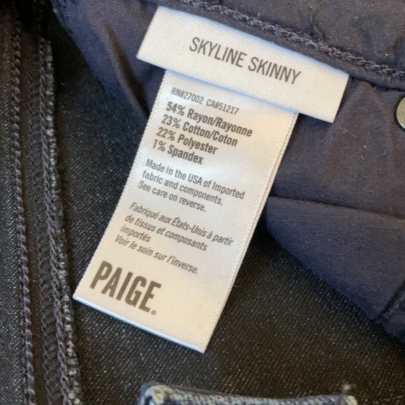 Paige Skyline Skinny size 25 EUC - Picture 4 of 6